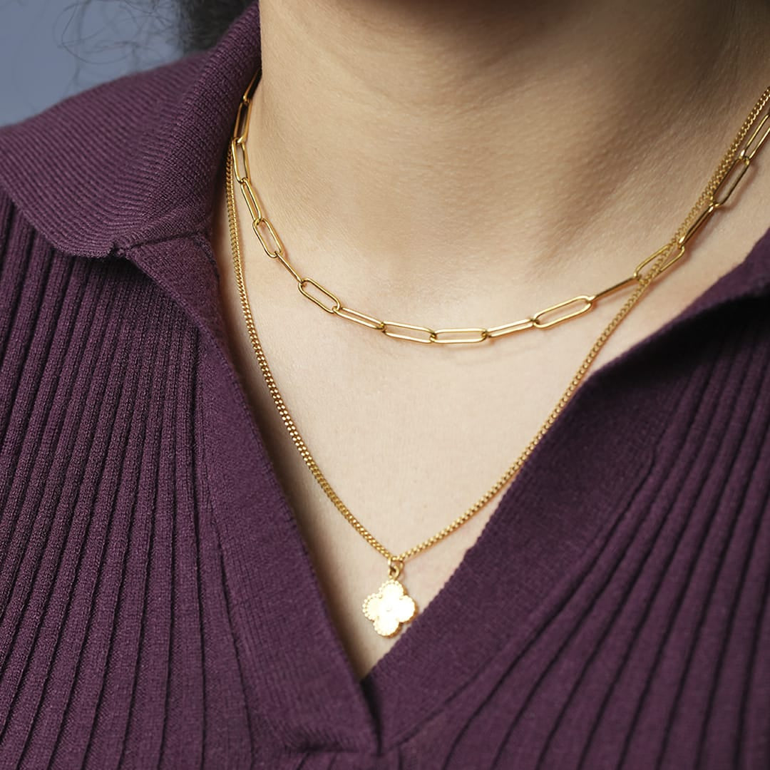 Layered Clover | Gold