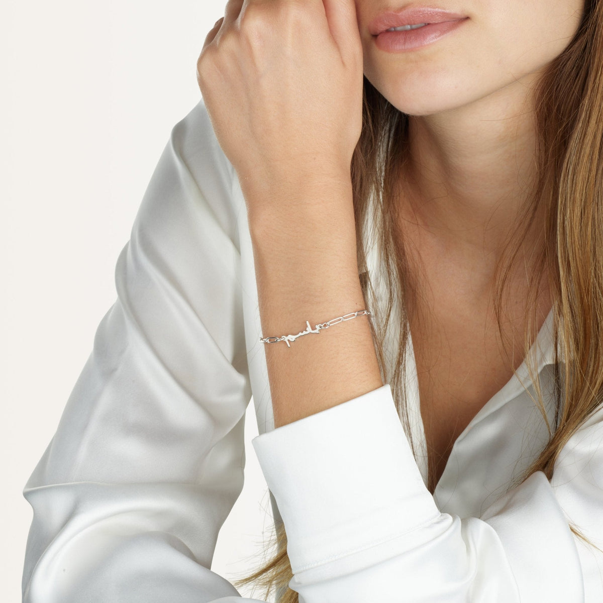 Arabic Paperclip Bracelet