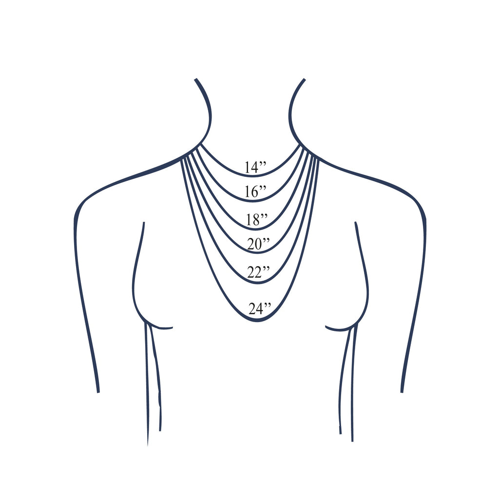 Vertical Bar Necklace In Arabic