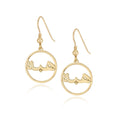 Custom Arabic Hoop Name Earrings